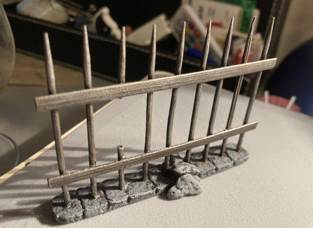 28mm wargaming fence