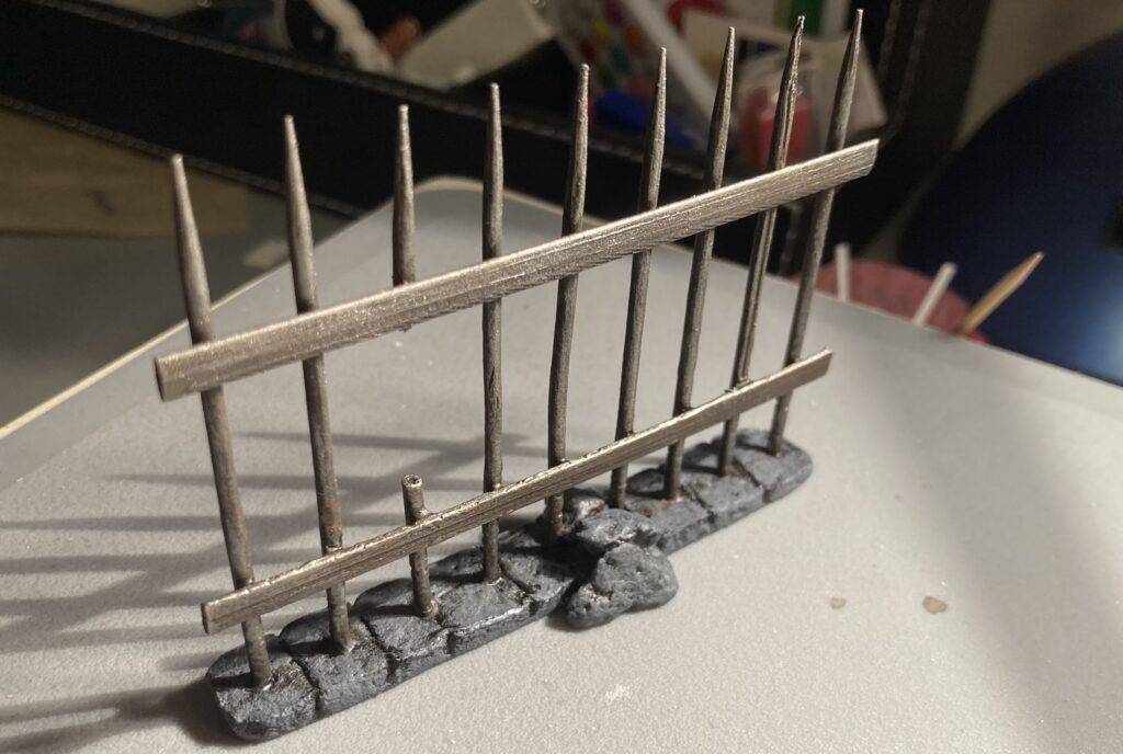 28mm wargaming fence
