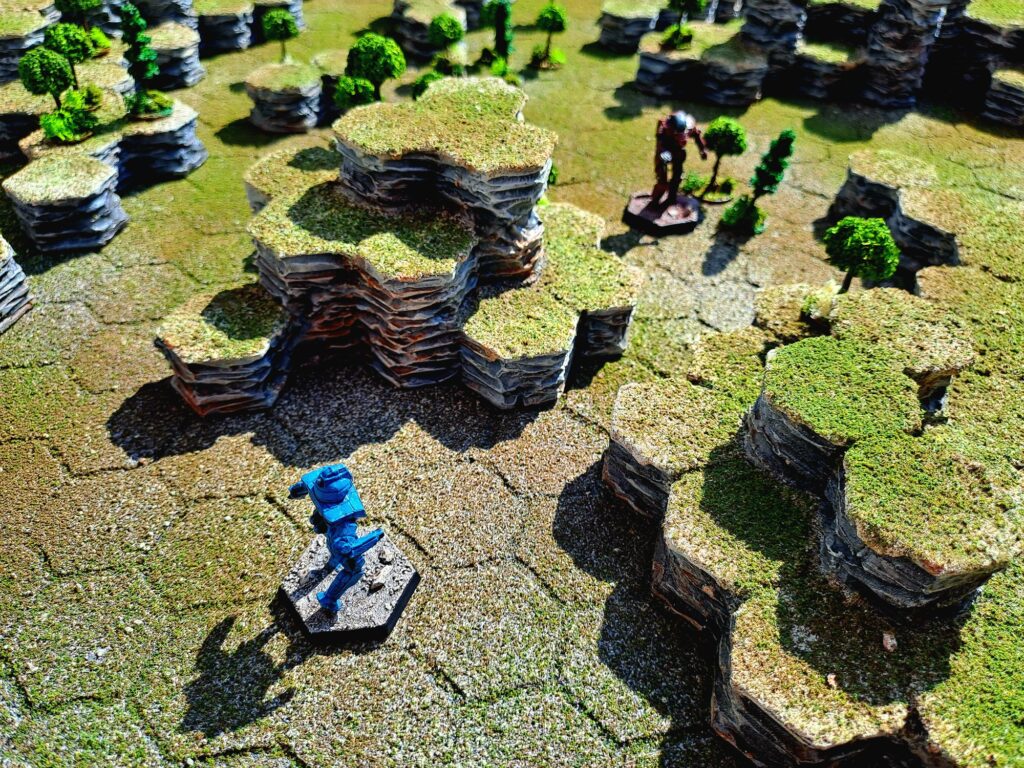 Battletech 3D Terrain board